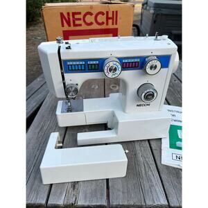 Necchi 3355 13 Stitch Sewing Machine W/Pedal & Instructions